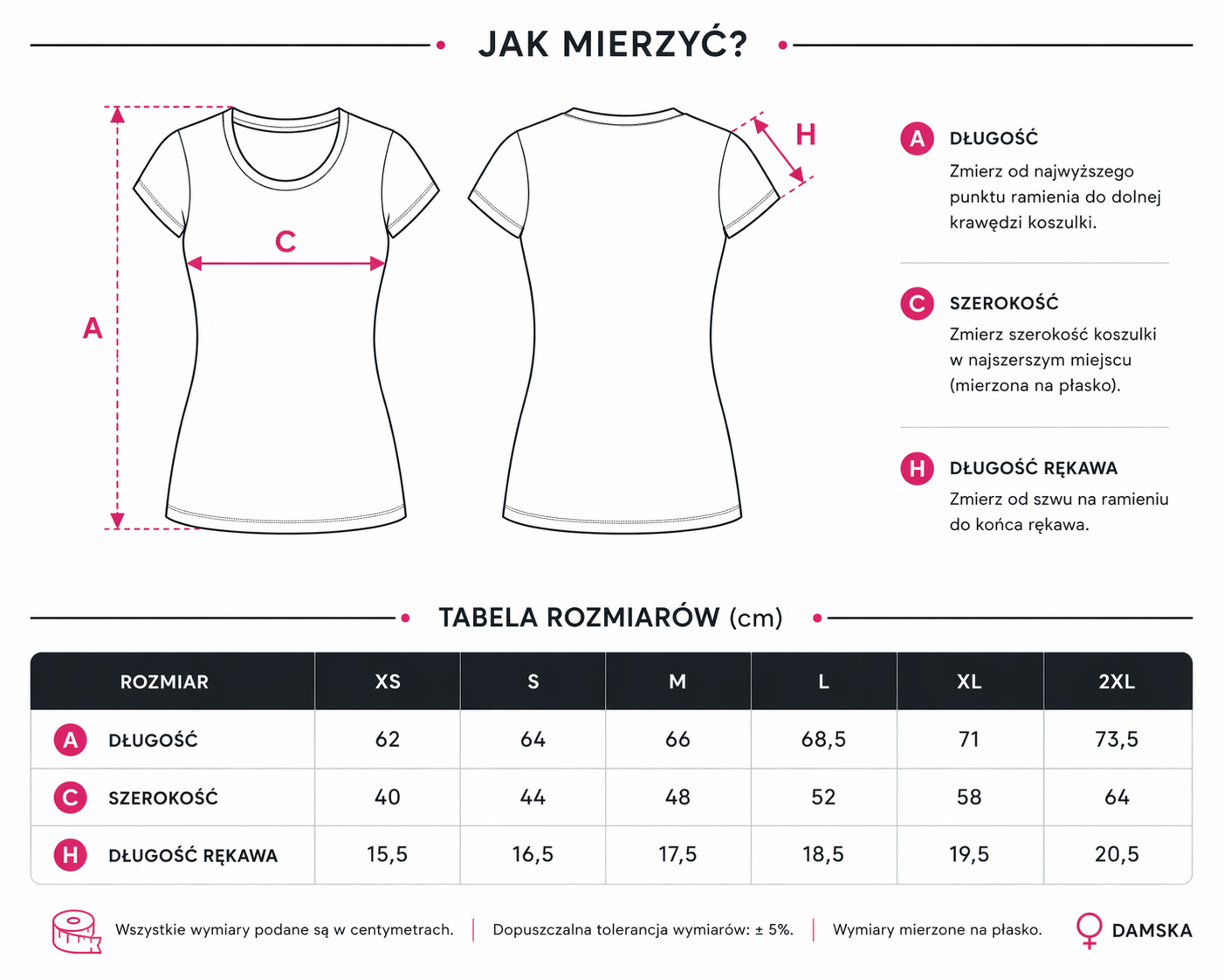 rozmiarówka-damskie-koszulki